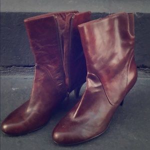 NEW Nine West leather brown boots